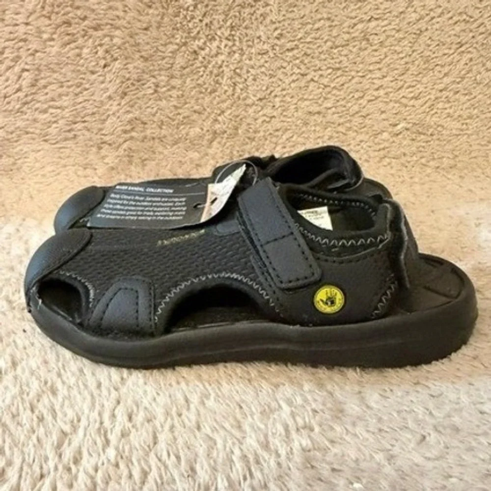 Body Glove Kids River Sandal Black Yellow Youth Size 3Y Shoes Waterproof New